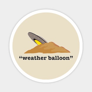 "Weather Balloon" Magnet